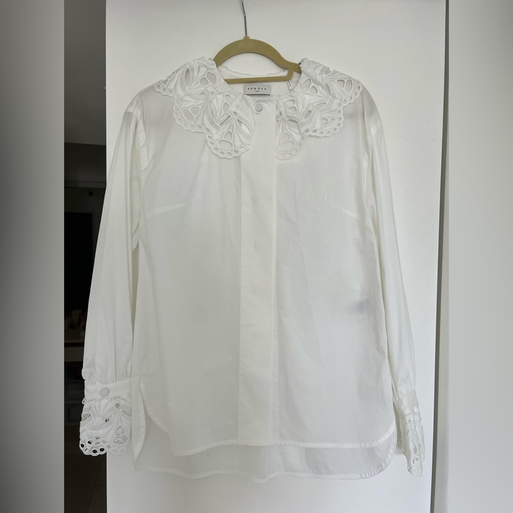 Brand NWT Sandro white top size: 1